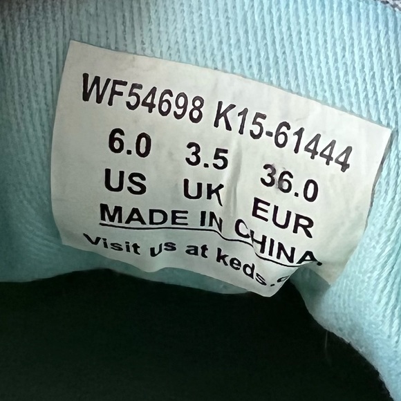 LightLight Blue Patterned Keds - Picture 7 of 8